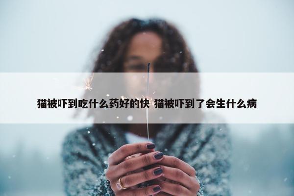 猫被吓到吃什么药好的快 猫被吓到了会生什么病