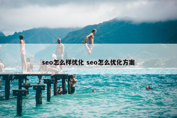 seo怎么样优化 seo怎么优化方案