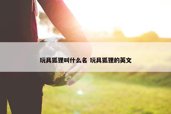 玩具狐狸叫什么名 玩具狐狸的英文