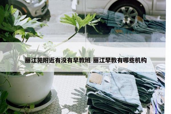 丽江苑附近有没有早教班 丽江早教有哪些机构