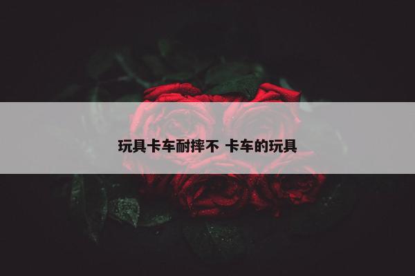 玩具卡车耐摔不 卡车的玩具