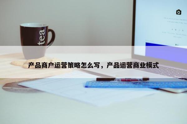 产品商户运营策略怎么写，产品运营商业模式