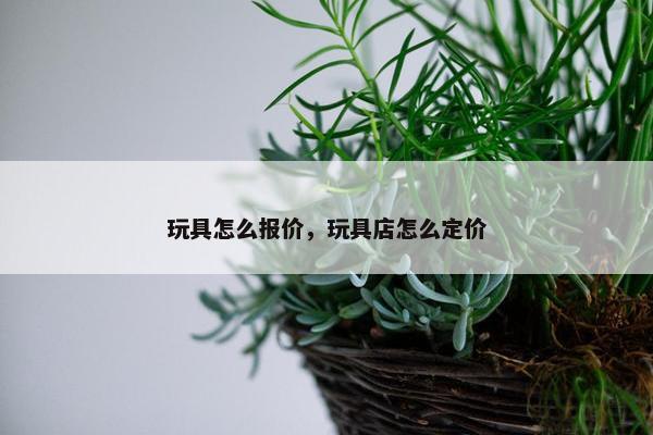 玩具怎么报价，玩具店怎么定价