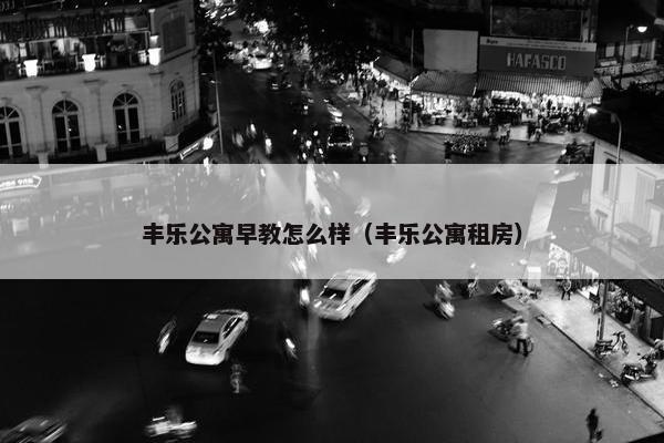 丰乐公寓早教怎么样（丰乐公寓租房）