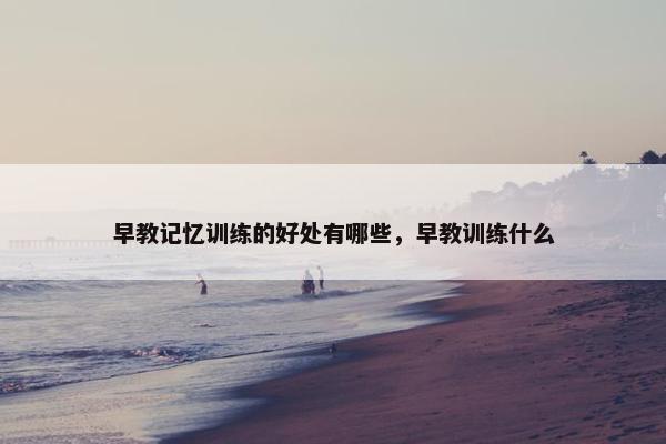 早教记忆训练的好处有哪些，早教训练什么