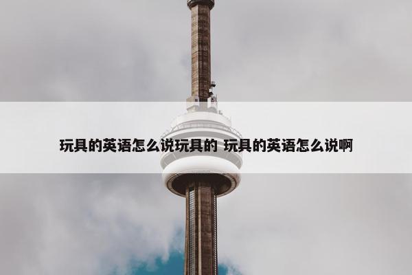 玩具的英语怎么说玩具的 玩具的英语怎么说啊