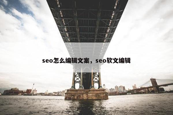 seo怎么编辑文案，seo软文编辑