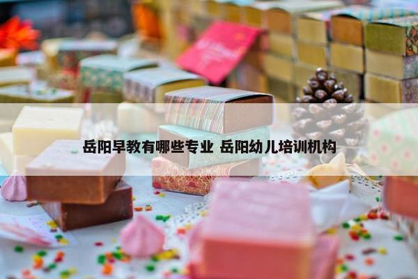 岳阳早教有哪些专业 岳阳幼儿培训机构