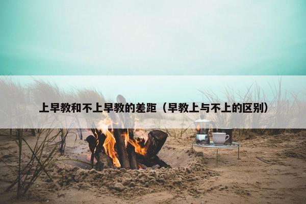 上早教和不上早教的差距（早教上与不上的区别）