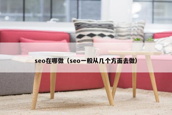 seo在哪做（seo一般从几个方面去做）