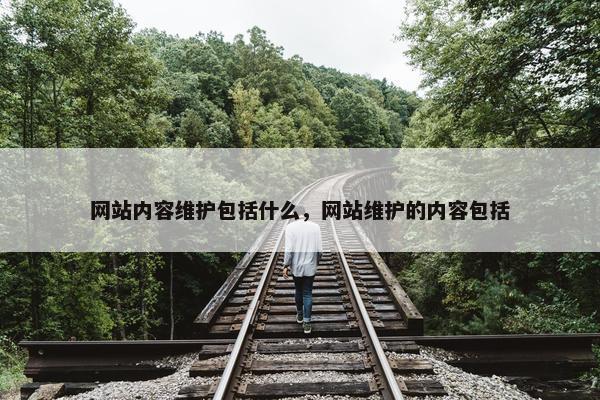 网站内容维护包括什么，网站维护的内容包括