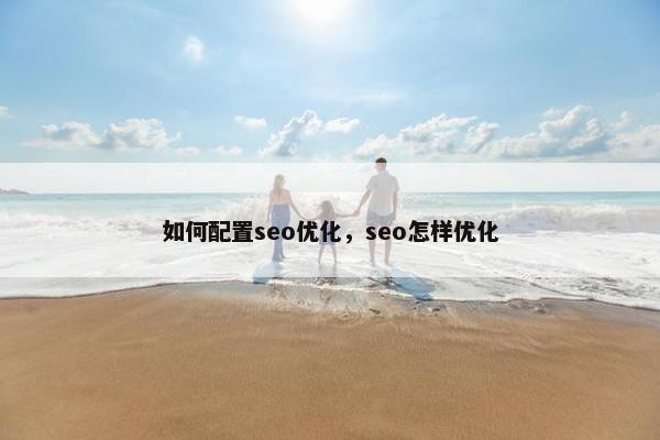 如何配置seo优化，seo怎样优化