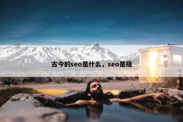 古今的seo是什么，seo是指