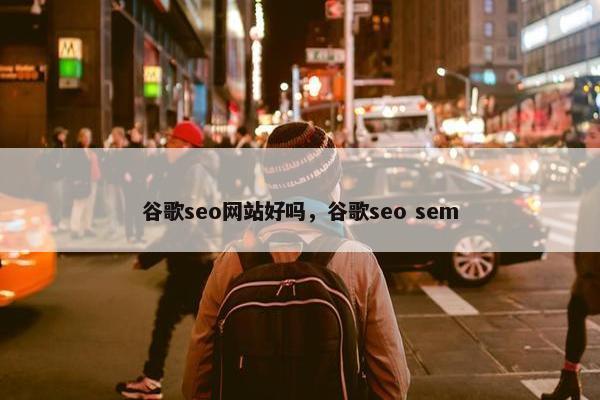 谷歌seo网站好吗，谷歌seo sem