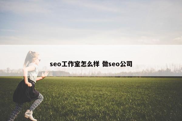 seo工作室怎么样 做seo公司