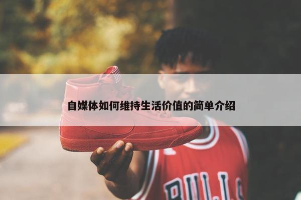 自媒体如何维持生活价值的简单介绍