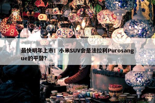 最快明年上市！小米SUV会是法拉利Purosangue的平替？