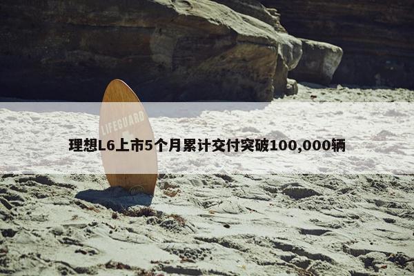 理想L6上市5个月累计交付突破100,000辆