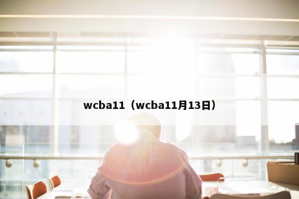 wcba11（wcba11月13日）