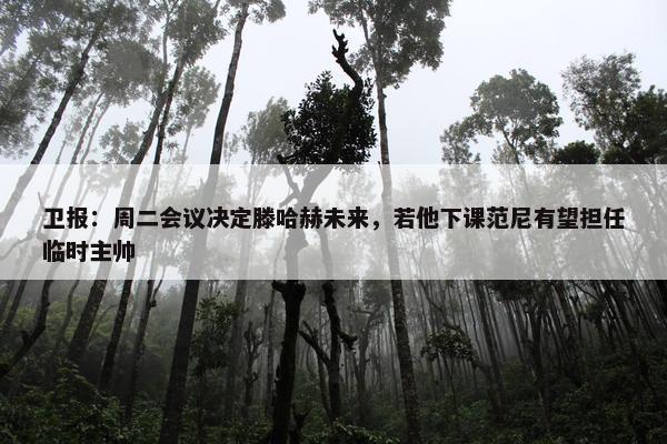 卫报：周二会议决定滕哈赫未来，若他下课范尼有望担任临时主帅