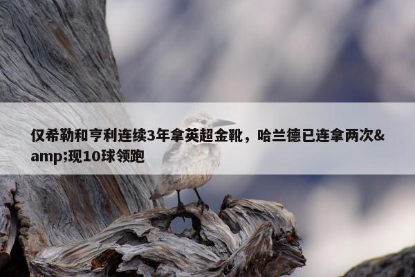 仅希勒和亨利连续3年拿英超金靴，哈兰德已连拿两次&现10球领跑