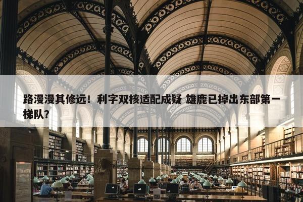 路漫漫其修远！利字双核适配成疑 雄鹿已掉出东部第一梯队？