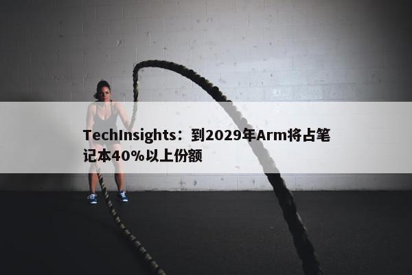 TechInsights：到2029年Arm将占笔记本40%以上份额