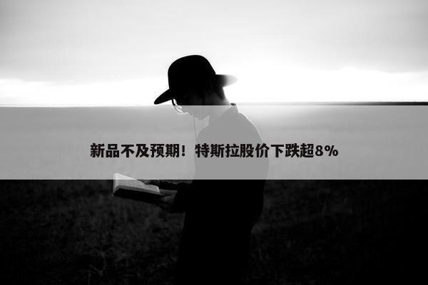 新品不及预期！特斯拉股价下跌超8%