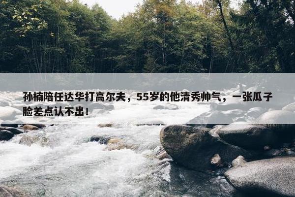 孙楠陪任达华打高尔夫，55岁的他清秀帅气，一张瓜子脸差点认不出！