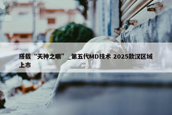 搭载“天神之眼”_第五代MD技术 2025款汉区域上市