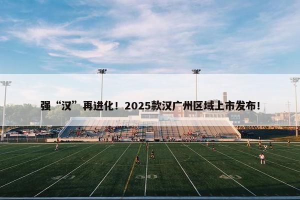 强“汉”再进化！2025款汉广州区域上市发布！