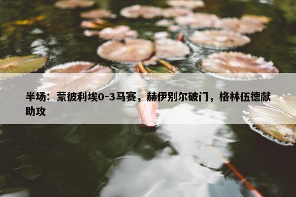 半场：蒙彼利埃0-3马赛，赫伊别尔破门，格林伍德献助攻