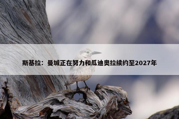 斯基拉：曼城正在努力和瓜迪奥拉续约至2027年