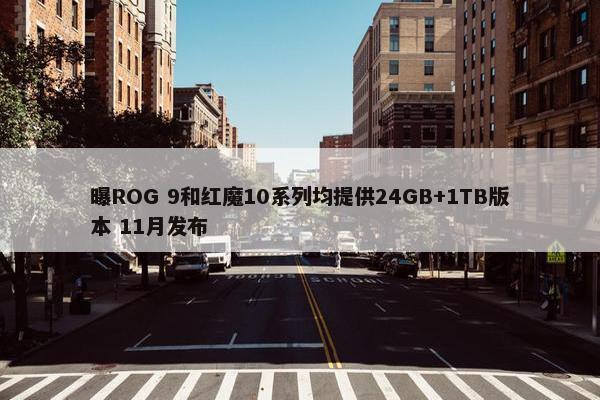 曝ROG 9和红魔10系列均提供24GB+1TB版本 11月发布