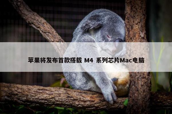 苹果将发布首款搭载 M4 系列芯片Mac电脑