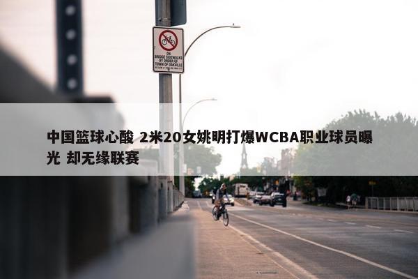 中国篮球心酸 2米20女姚明打爆WCBA职业球员曝光 却无缘联赛