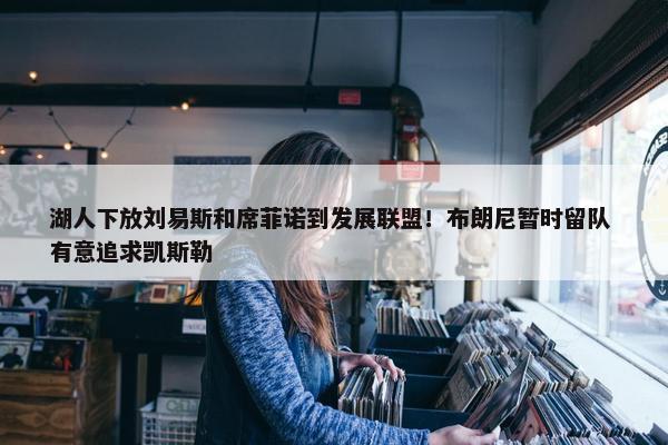 湖人下放刘易斯和席菲诺到发展联盟！布朗尼暂时留队 有意追求凯斯勒