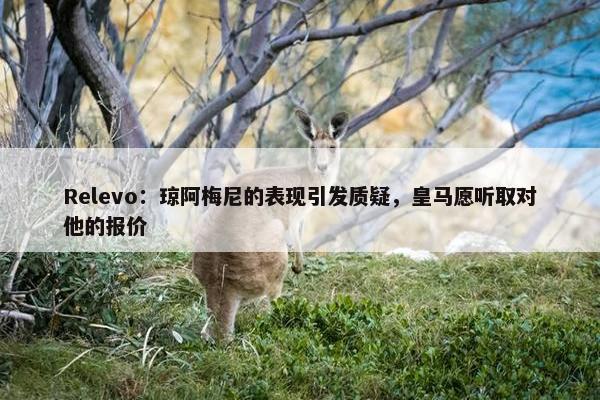 Relevo：琼阿梅尼的表现引发质疑，皇马愿听取对他的报价