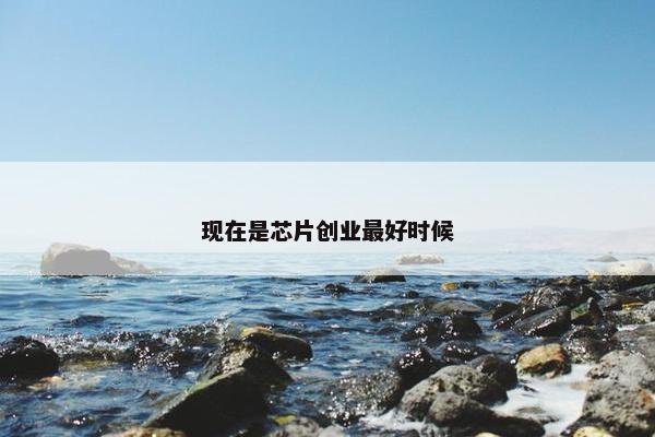 现在是芯片创业最好时候