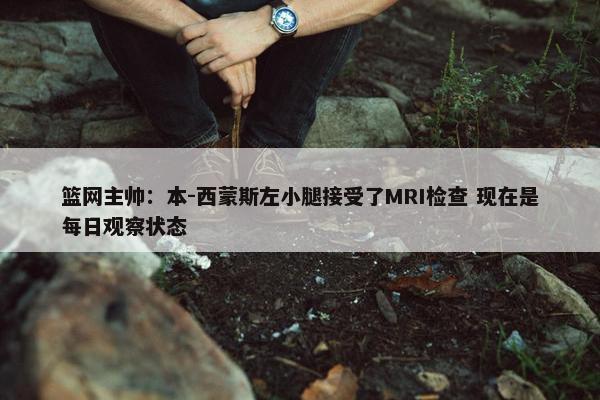 篮网主帅：本-西蒙斯左小腿接受了MRI检查 现在是每日观察状态