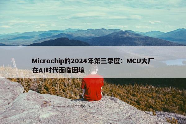 Microchip的2024年第三季度：MCU大厂在AI时代面临困境