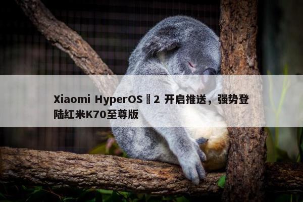 Xiaomi HyperOS 2 开启推送，强势登陆红米K70至尊版