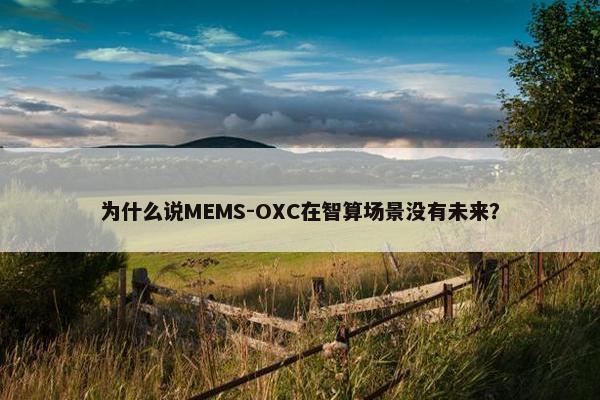 为什么说MEMS-OXC在智算场景没有未来？