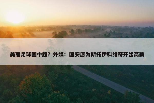 美丽足球回中超？外媒：国安愿为斯托伊科维奇开出高薪