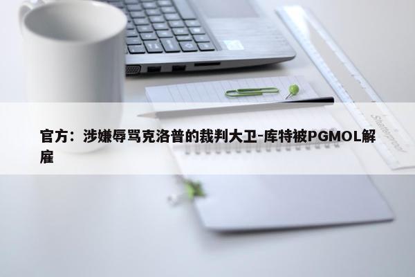 官方：涉嫌辱骂克洛普的裁判大卫-库特被PGMOL解雇