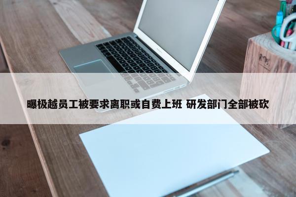 曝极越员工被要求离职或自费上班 研发部门全部被砍