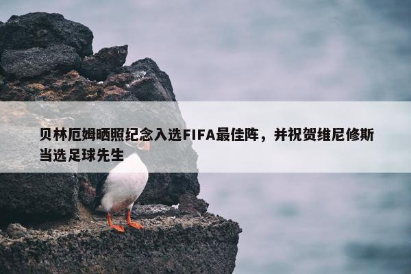 贝林厄姆晒照纪念入选FIFA最佳阵，并祝贺维尼修斯当选足球先生