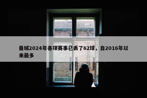 曼城2024年各项赛事已丢了62球，自2016年以来最多