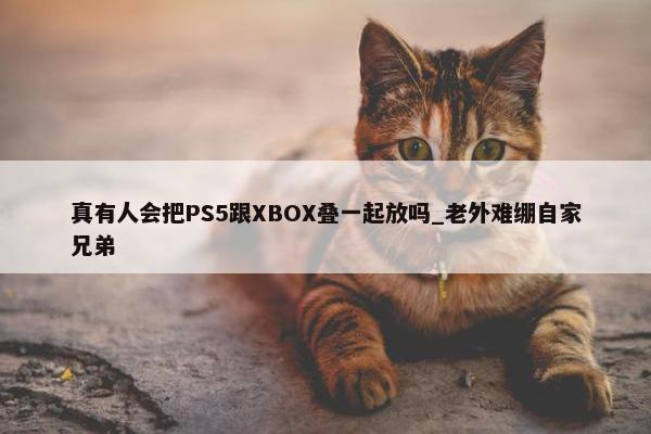 真有人会把PS5跟XBOX叠一起放吗_老外难绷自家兄弟