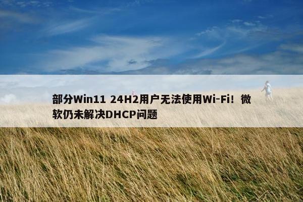 部分Win11 24H2用户无法使用Wi-Fi！微软仍未解决DHCP问题